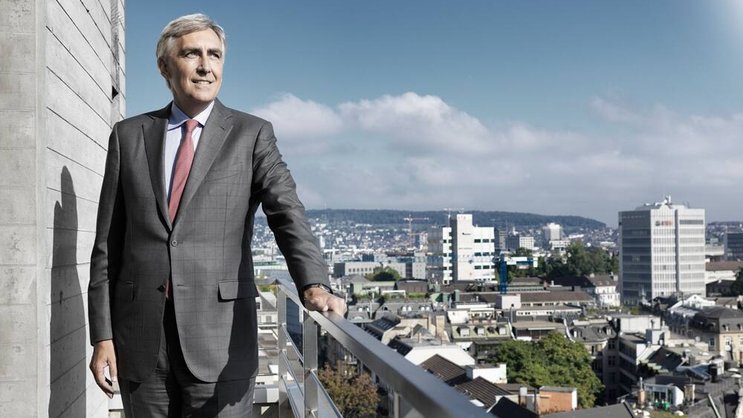 Feldherr im zehnten Stock: Peter Löscher am Renova-Hauptsitz. Oliver Nanzig