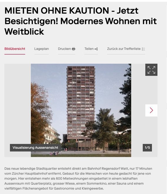 In den vergangenen zwei Jahren tauchen immer mehr Inserate mit dem Angebot «Mieten ohne Kaution» auf.