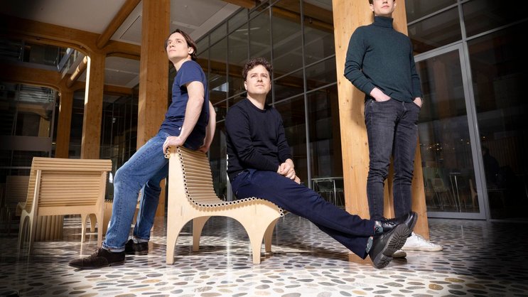 Manuel Kant, Christian Marty und Jonas Fehlmann (v.l.) «make the world a smarter place».