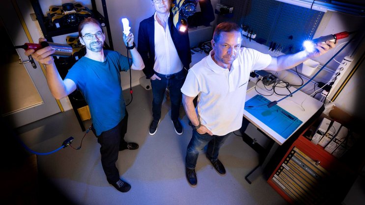 Innovativ: Felix Schill, Igor Martin und Alexander Bahr (von links) bereiten der Unterwasser-IoT-Revolution den Weg.