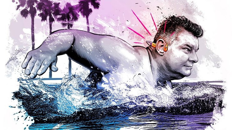 Ablenkung beim Schwimmen: Manche Kopfhörer wurden speziell für dieses Einsatzgebiet entwickelt.