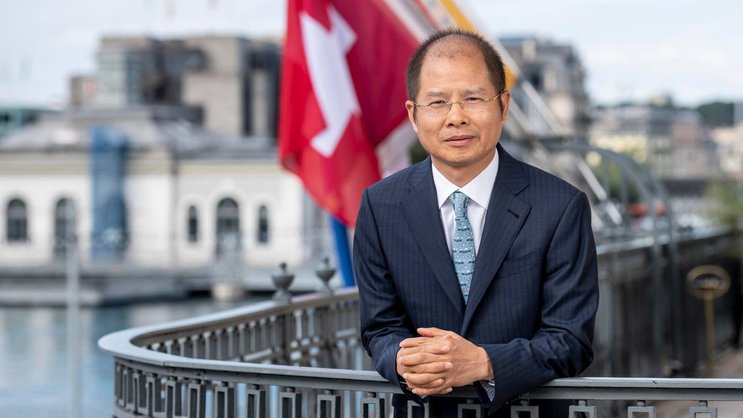 Eric Xu, Chairman von Huawei, sein Unternehmen verkörpert für die einen die Zukunft, für andere das Böse.
