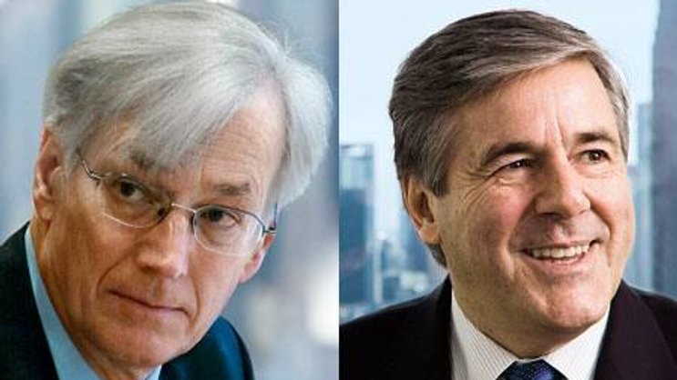 «Zürich»-Präsident für nur ein weiteres Jahr: Manfred Gentz (l.) – zugunsten von Josef Ackermann.