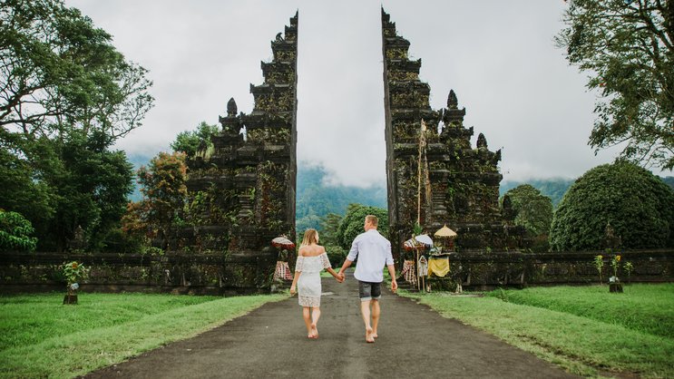 Westliches Pärchen in Denpasar, Bali: Für ausserehelichen Sex drohen bis zu ein Jahr Gefängnis.