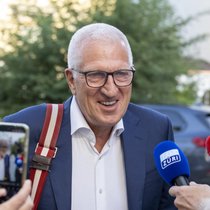 Pierin Vincenz auf dem Weg zum Obergericht.