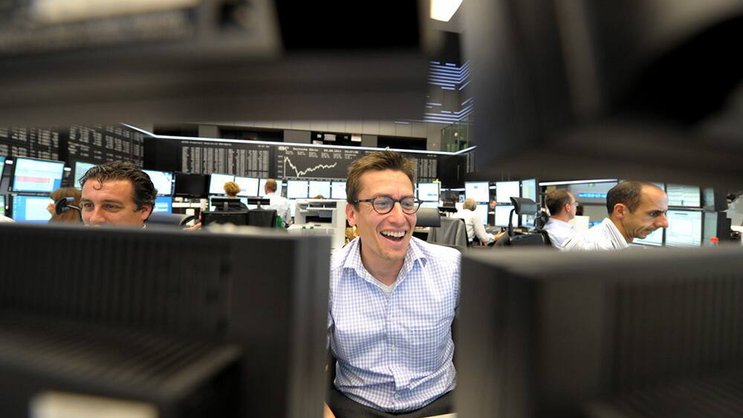 Börsenanleger: Das Börsenbeben ist nicht eingetroffen. Keystone