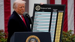 Donald Trump zündete am sogenannten Liberation Day ein Zollfeuerwerk.