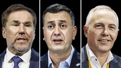 Bevor Jan Jenisch (l.) den CEO-Posten bei Holcim an Miljan Gutovic (M.) übergab, hatte er die Transformation zu höhermargigen Produkten eingeleitet. Role Model ist die von Thomas Hasler geführte Sika.