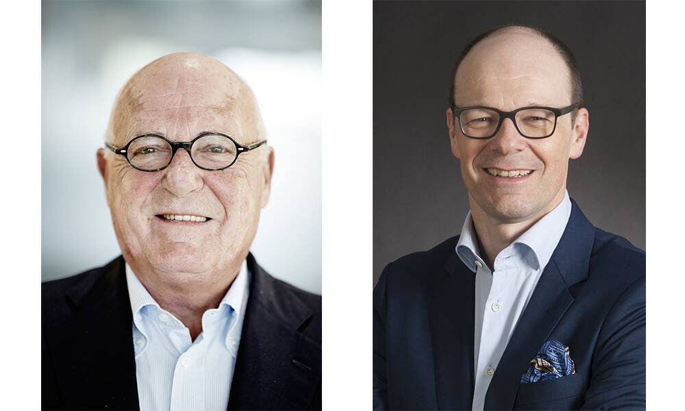 Rolando Benedick (l.) und Bertrand Jungo