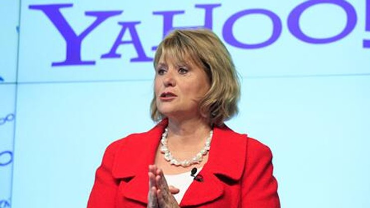 Google und Facebook wurden ihr zum Verhängnis: Die gefeuerte Yahoo-Chefin Carol Bartz. (Bild: Keystone)