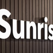 ARCHIVBILD ZUR MELDUNG, DASS UPC-BESITZERIN LIBERTY GLOBAL SUNRISE KAUFEN WILL --- The Sunrise Communications logo in a shop of said company in Glattbrugg, Canton of Zurich, Switzerland, on February 19, 2019. (KEYSTONE/Ennio Leanza)..Das Logo in einem Shop des Telekommunikationsunternehmens Sunrise Communications, aufgenommen am Montag, 19. Februar 2019, in Glattbrugg. (KEYSTONE/Ennio Leanza)