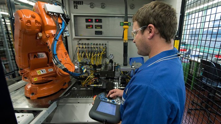 Technologie: Maschinen helfen Menschen bei der Arbeit. Keystone