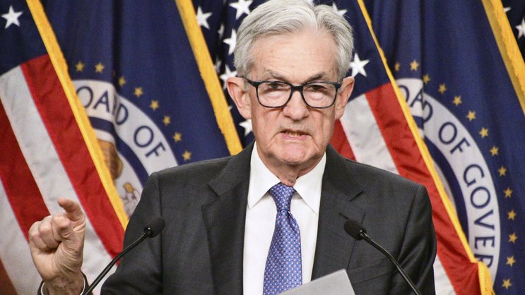 Jerome Powell, Chef der US-Notenbank Fed, lässt die Zinsen unverändert.