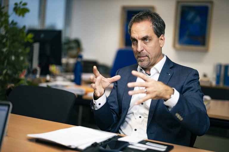 Bernhard Emch, Chef des Familienunternehmens Emch Aufzüge.