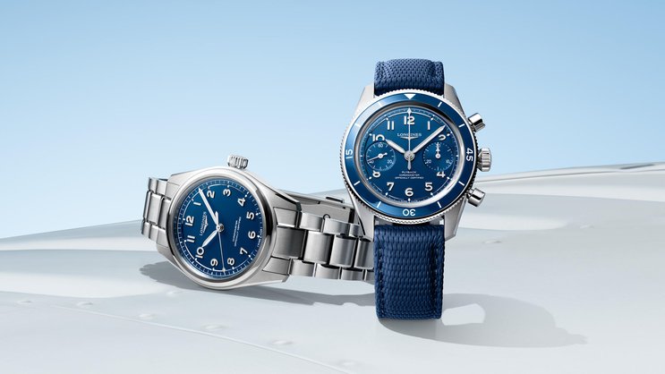 Longines bringt ihre ikonische Uhr in Mattblau.