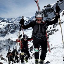 «Unvergessen»: Carsten Schloter (v.) an der Patrouille des Glaciers 2010.