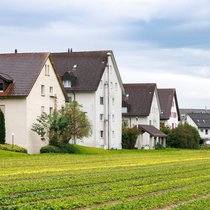 Bau neuer Eigentumswohnungen im Kanton Aargau.