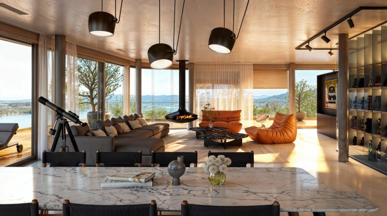 So sollen die Luxusresidenzen einst aussehen. (Visualisierung)