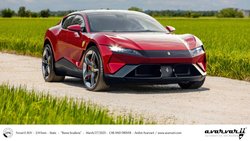 Offizielle Bilder vom Ferrari Elettrica gibt es noch nicht, die Fantasie der Automagazine läuft auf Hochtouren.
