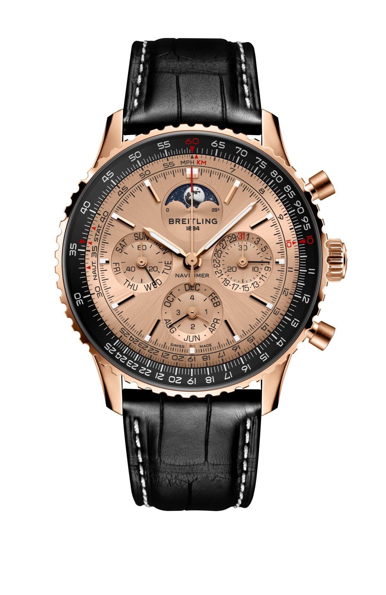 Breitling Navitimer B19 Chronograph 43 Perpetual Calendar 140th Anniversary_Ref. RB19101A1H1P1_RGB