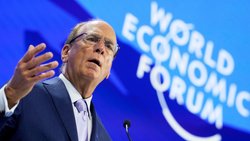 Unter amerikanischen Einfluss: WEF-Co-Präsident Larry Fink ...