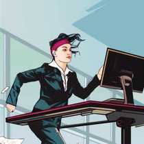 In Sport und Wirtschaft kann es zu Situationen kommen, in denen der Druck steigt. Führungskräfte müssen dann einen kühlen Kopf bewahren.