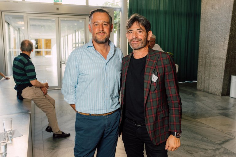 Tosson El-Noshokaty (l.), Prophet; Schoscho Rufener, Rufener Events.