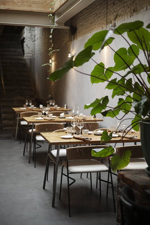 In der Industrieatmosphäre des Restaurants Veranda werden saisonale Gerichte gezaubert.