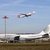 Boeing 747 der katarischen Regierung und Airbus der Swiss: Ziehen die Europäer jetzt davon?