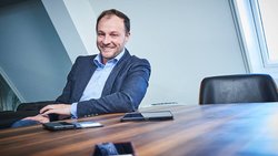 Eugen von Rubinberg: DROTR heisst seine App - ein Messanger wie WhatsApp.Gerry Nitsch