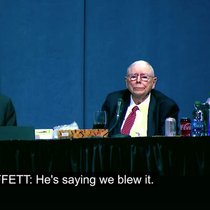 «Er hat's verbockt»: Warren Buffett und Charlie Munger vor den Berkshire-Berkshire-Hathaway-Aktionären, Omaha, Nebraska, 4. Mai 2019.