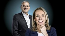 Präsident Guy Gecht und Konzernchefin Hanneke Faber liefern mit Logitech schöne Zahlen, trotzdem steht die Aktie im Abseits.