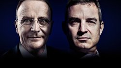 Mark Schneider (l.) ist seit Anfang 2017 CEO von Nestlé. Dan Loeb ist ein höchst erfolgreicher und zugleich brutaler Hedgefonds-Manager von der Wall Street. Seit Mitte 2017 ist er bei Nestlé investiert.