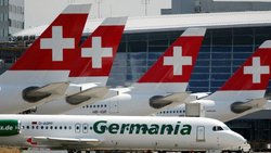 Germania Airline:  Die Fluggesellschaft will den Schweizer Markt erobern.   Keystone