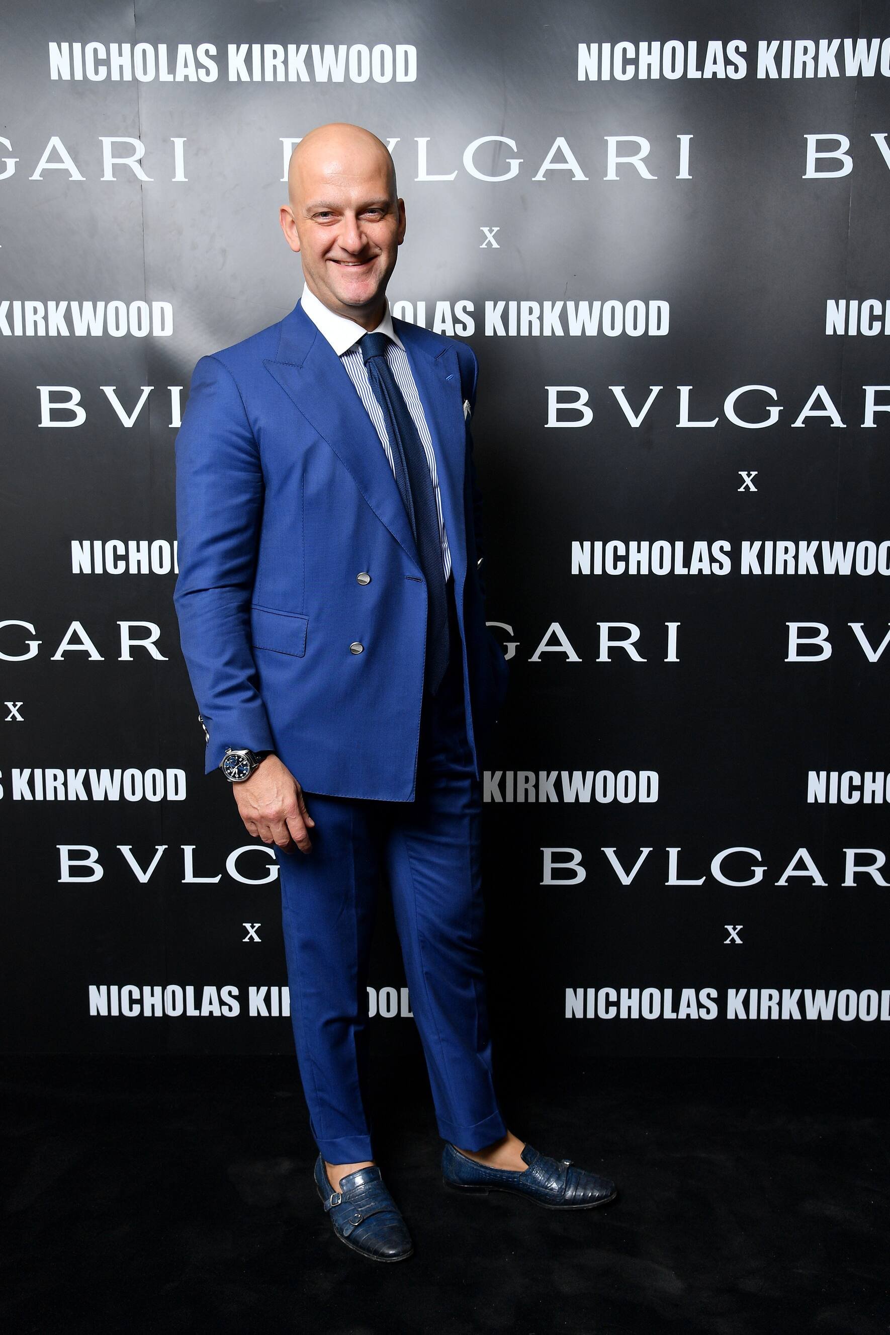 MILAN, ITALY - SEPTEMBER 20: Giuseppe Santoni attends a party celebrating 'Serpenti Forever' By Nicholas Kirkwood for Bvlgari on September 20, 2017 in Milan, Italy.  (Photo by Venturelli/Getty Images for Bvlgari)