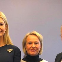 Zusammenarbeit bei der Berufslehre: alt Bundesrat Johann Schneider-Ammann weibelt bei Ivanka Trump (Links im Bild) für das duale Bildungssystem (im Dezember 2018).