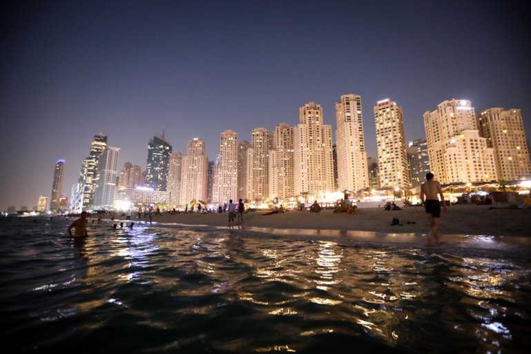 Summer in Dubai beaches