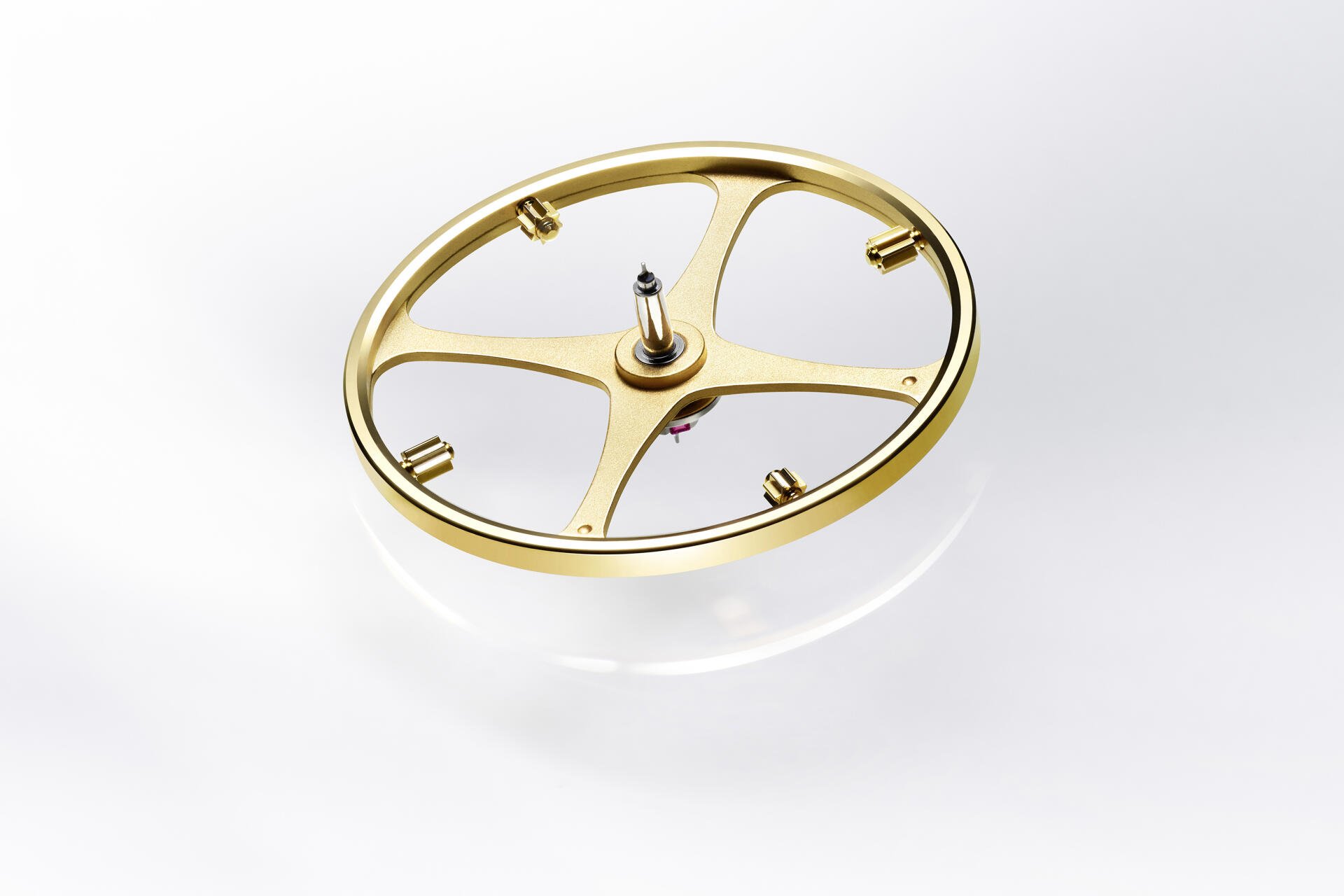 Rolex reguliert die Unruh über sogenannte Microstella-Schrauben an der Innenseite.