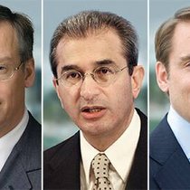 Grosszügig empfangen – und gescheitert: Jerker Johansson, Kai Nargolwala und David Blumer (v.l.).