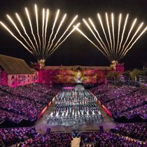 Die Basel-Tattoo-Arena bietet rund 8000 Sitzeplätze.