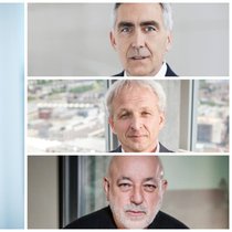 ROCHADE: Wenn Suzanne Thoma 2022 das Sulzer-Präsidium von Peter Löscher (o.r.) übernimmt, dürfte auch CEO Grég Poux-Guillaume (Mitte) gehen. Thoma pflegt gute Beziehungen zu Grossaktionär Viktor Vekselberg.