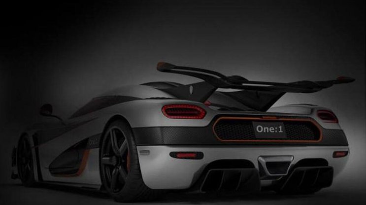 «Agera One:1»: Das Studienbild lässt das Kraftpaket erahnen. Koenigsegg