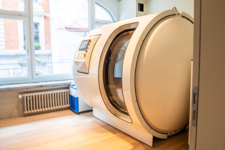 Die Behandlung in der Sauerstoffkammer soll die Gesundheit fördern.