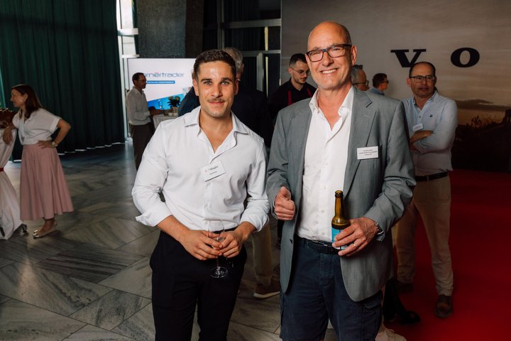 David ­Kohler (l.), Ringier; Christian Keller, ­Lactalis Nestlé Frischprodukte Schweiz.