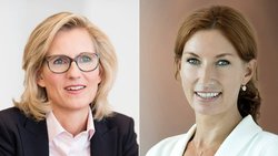 Sabine Keller-Busse (l.) und Dagmar Kamber Borens: Zwei Frauen in Top-Postitionen.