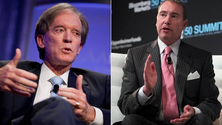 Bill Gross und Jeffrey Gundlach: Gross klärte den Fondsmanager in einem Gespräch auf.Bloomberg