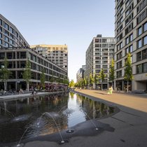 Bürogebäude an der Europaallee in Zürich.