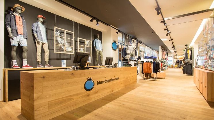Filiale in Wien: Die Skater- und Snowboard-Marke Blue Tomato kommt ins «Dörfli». PR