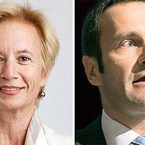 Zurückversetzt: Ex-CEO Alice Stümcke-Sachova und ihr Nachfolger Kaspar Niklaus.