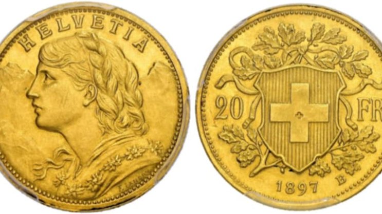 Ein Vreneli von 1897 aus Gondogold.